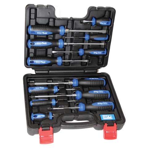 SP - 12PC SCREWDRIVER SET IN METAL CASE 